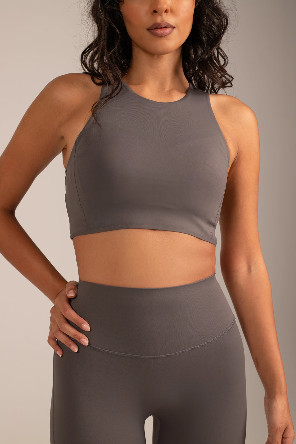 Gray bra